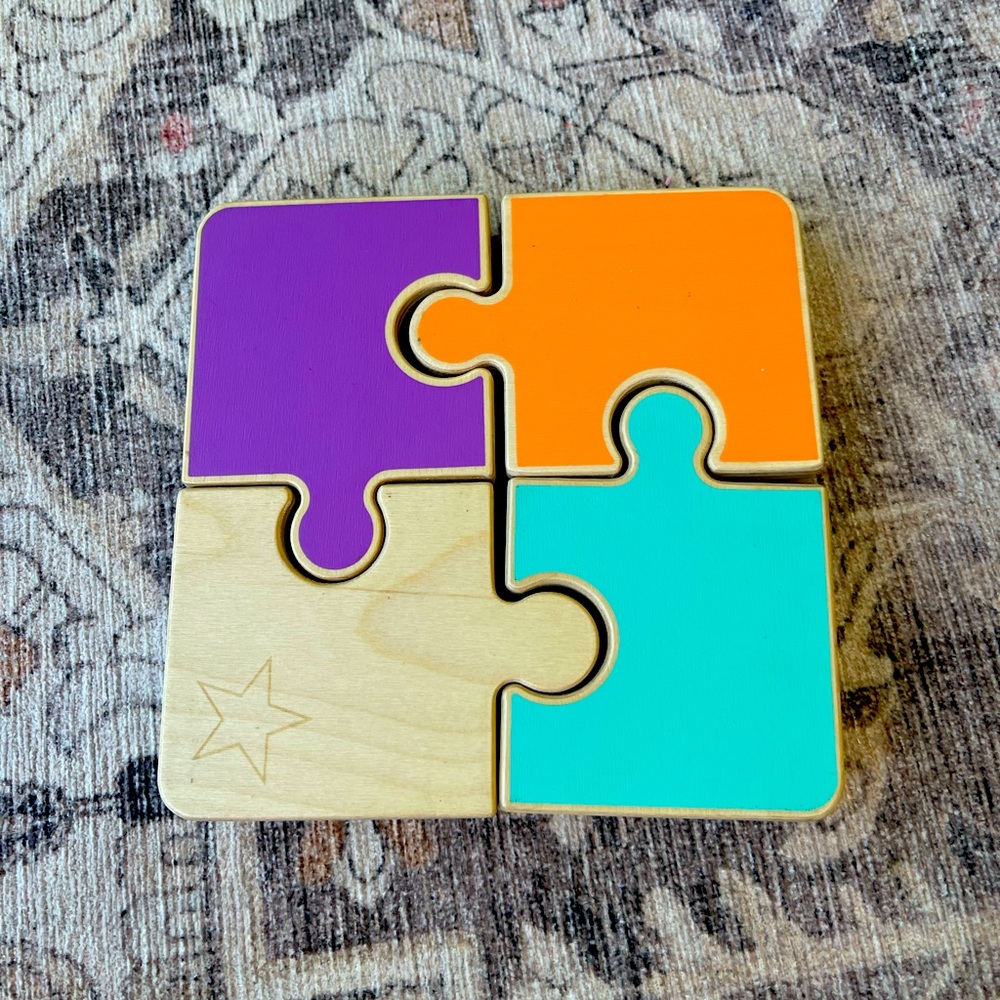 Lovevery Chunky Wooden Jigsaw Puzzle